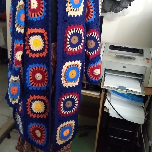 Granny square vintage cardigan - Picture 8 of 9